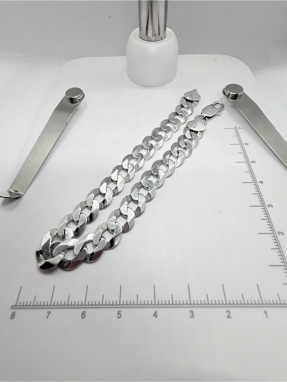 Italian Made Sterling Silver Cuban Link Bracelet - Silver!